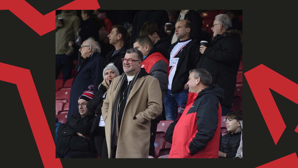 A fan image from City's away game at Leyton Orient.