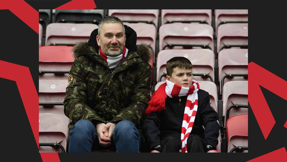 A fan image from City's away game at Wigan Athletic.