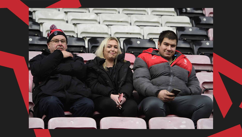 A fan image from City's away game at Wigan Athletic.