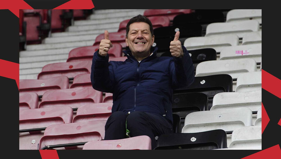 A fan image from City's away game at Wigan Athletic.
