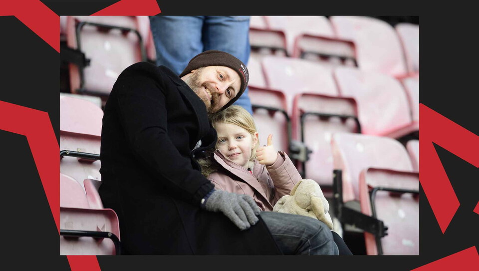 A fan image from City's away game at Wigan Athletic.