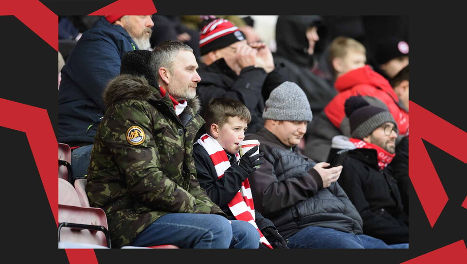 A fan image from City's away game at Wigan Athletic.