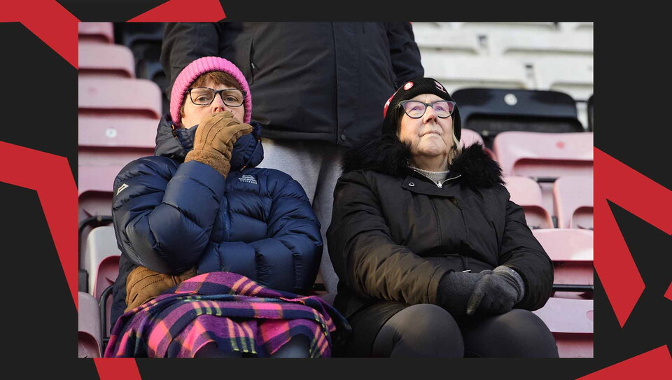 A fan image from City's away game at Wigan Athletic.