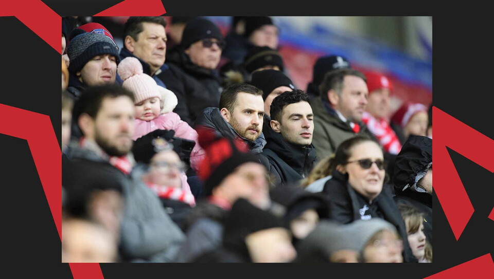 A fan image from City's away game at Wigan Athletic.
