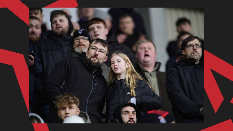A fan image from City's away game at Wigan Athletic.
