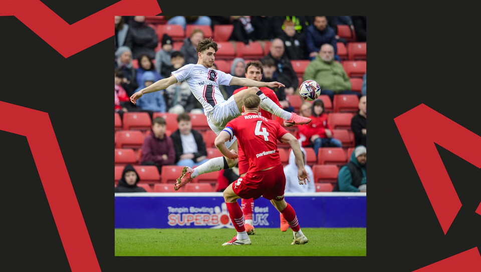 A match action image from City's away game at Barnsley.