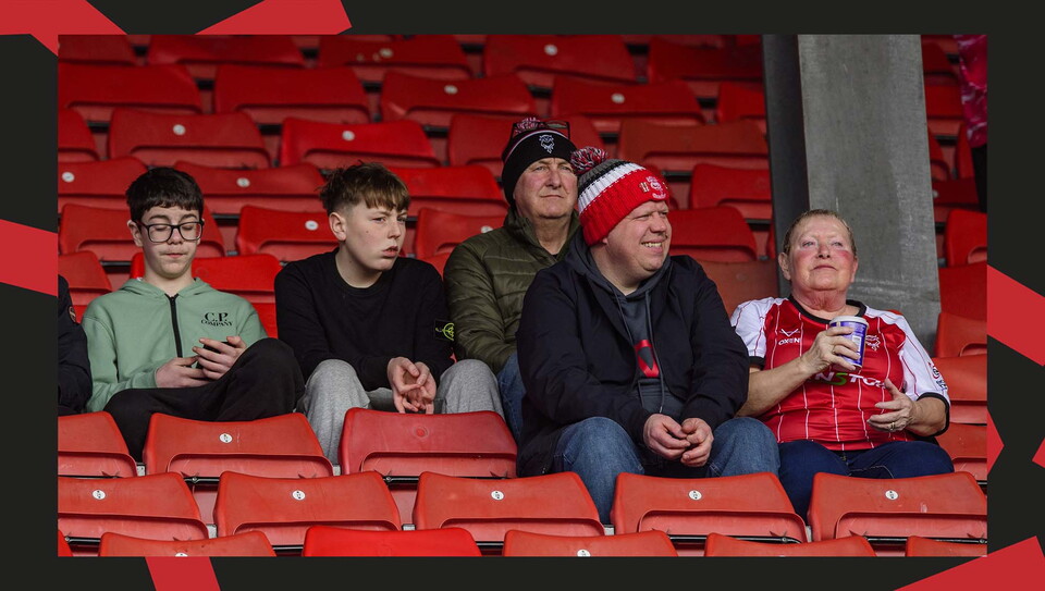 A crowd image from City's away game at Barnsley.