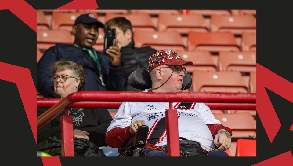 A crowd image from City's away game at Barnsley.