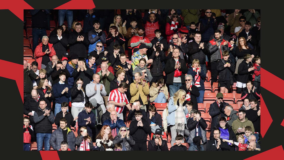 A crowd image from City's away game at Barnsley.