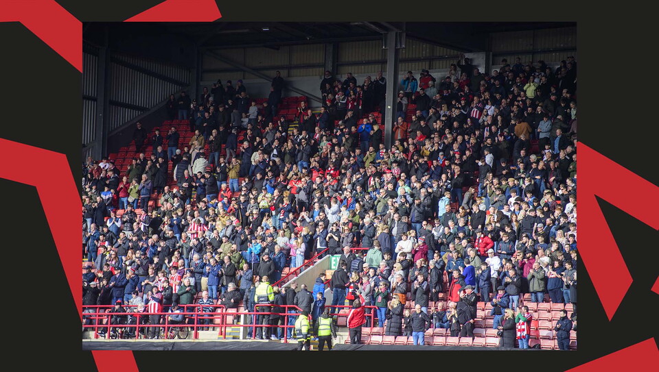 A crowd image from City's away game at Barnsley.