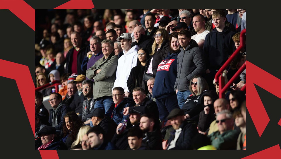 A crowd image from City's away game at Barnsley.