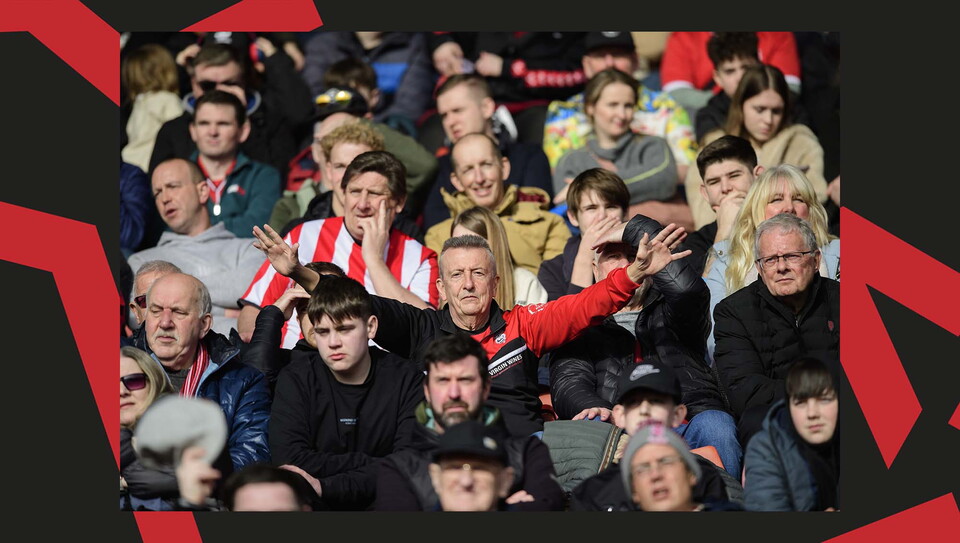 A crowd image from City's away game at Barnsley.