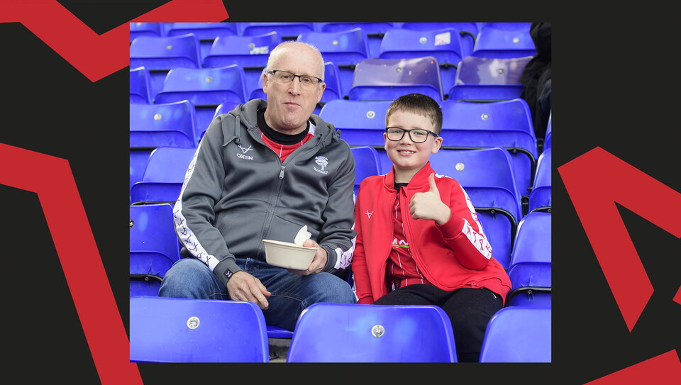 A fan image from City's trip to face Birmingham