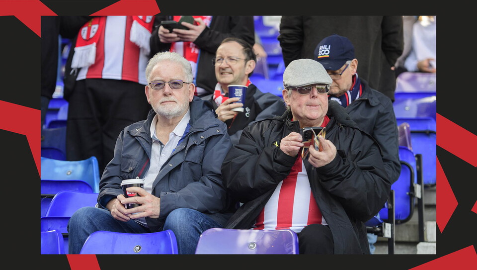 A fan image from City's trip to face Birmingham