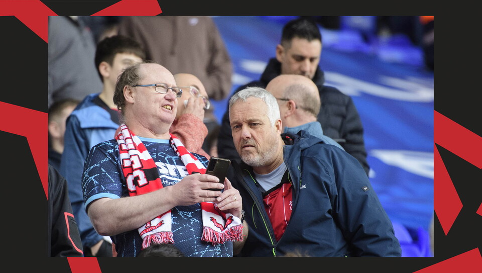 A fan image from City's trip to face Birmingham