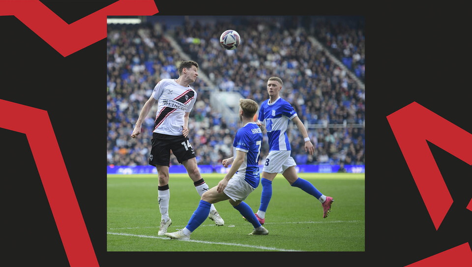A match image from City's trip to face Birmingham