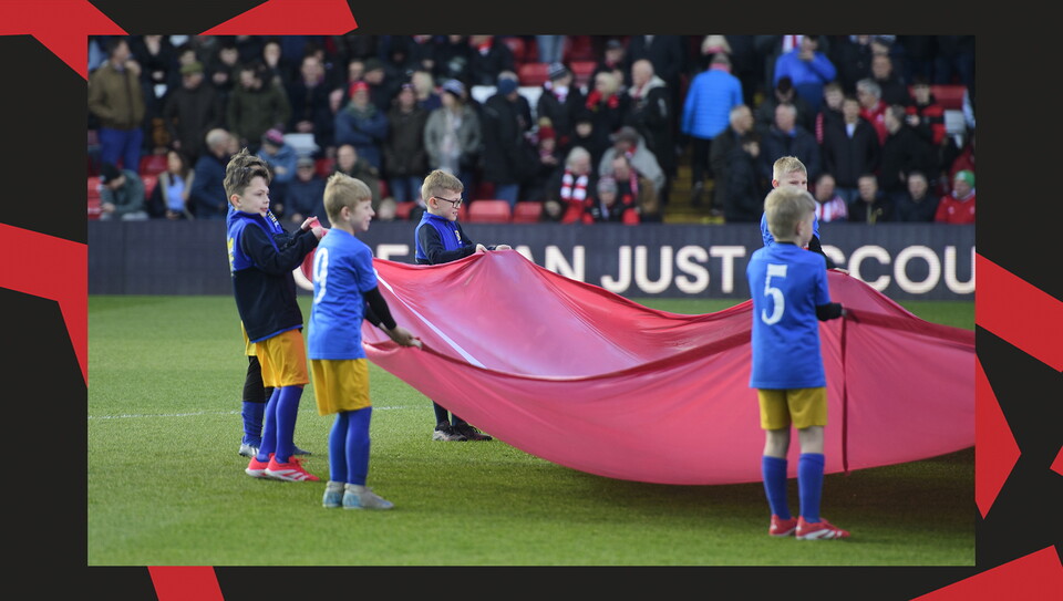 A matchday experience image from City's 5-0 home win over Bristol Rovers.