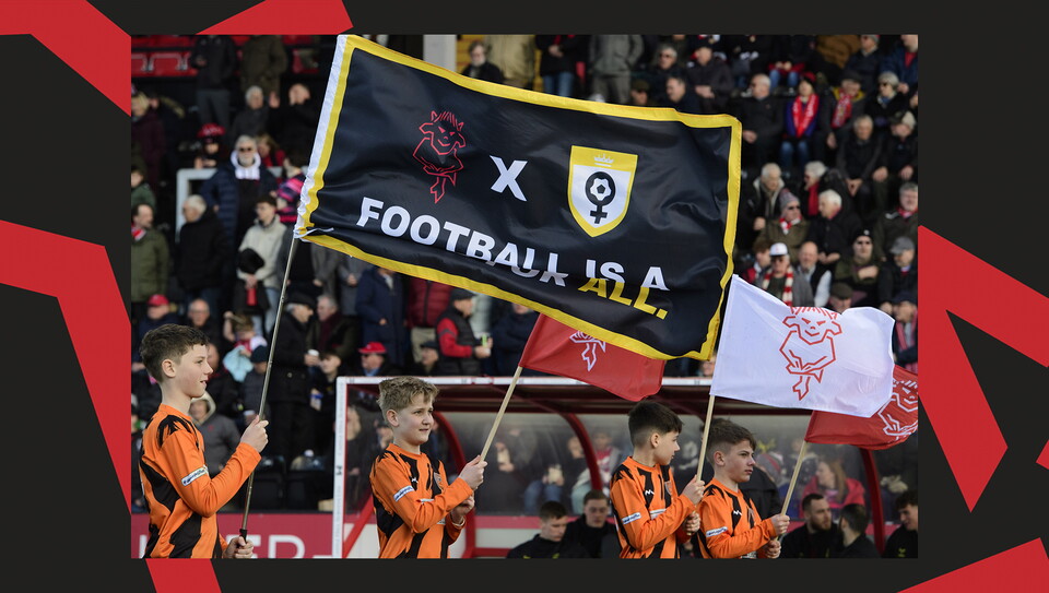 A matchday experience image from City's 5-0 home win over Bristol Rovers.