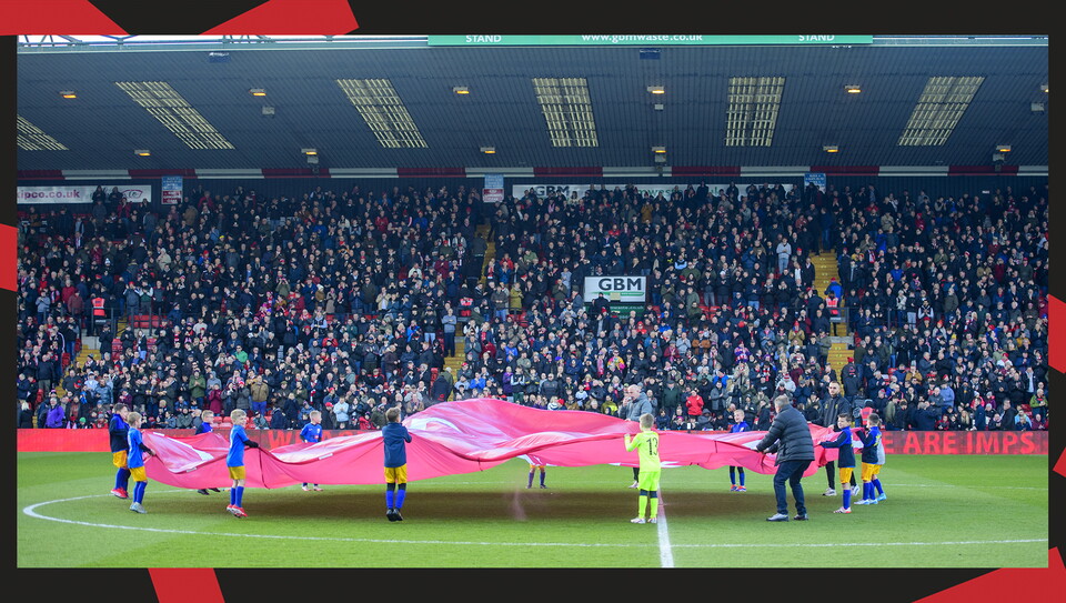 A matchday experience image from City's 5-0 home win over Bristol Rovers.