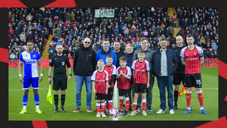 A matchday experience image from City's 5-0 home win over Bristol Rovers.