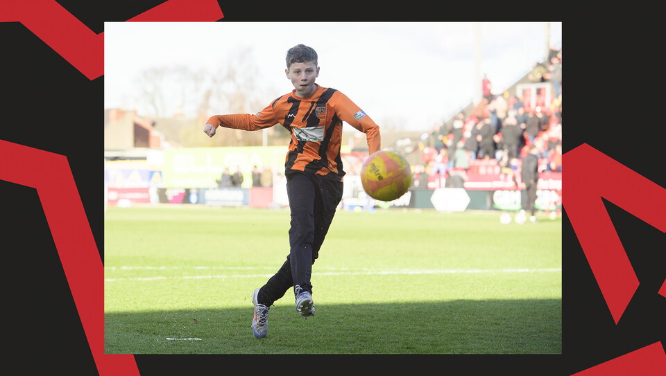 A matchday experience image from City's 5-0 home win over Bristol Rovers.