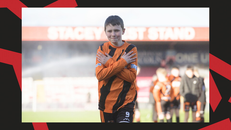 A matchday experience image from City's 5-0 home win over Bristol Rovers.