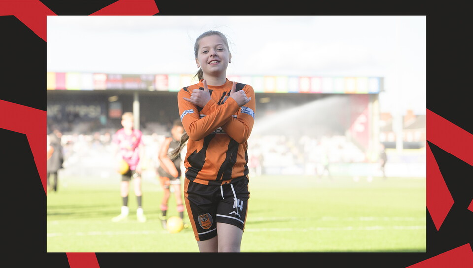 A matchday experience image from City's 5-0 home win over Bristol Rovers.