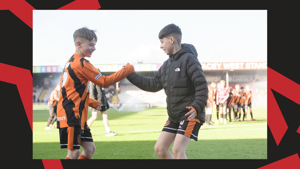 A matchday experience image from City's 5-0 home win over Bristol Rovers.
