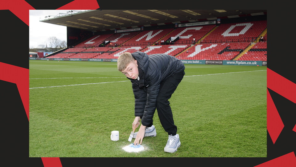 A crowd image from City's 5-0 home win over Bristol Rovers.