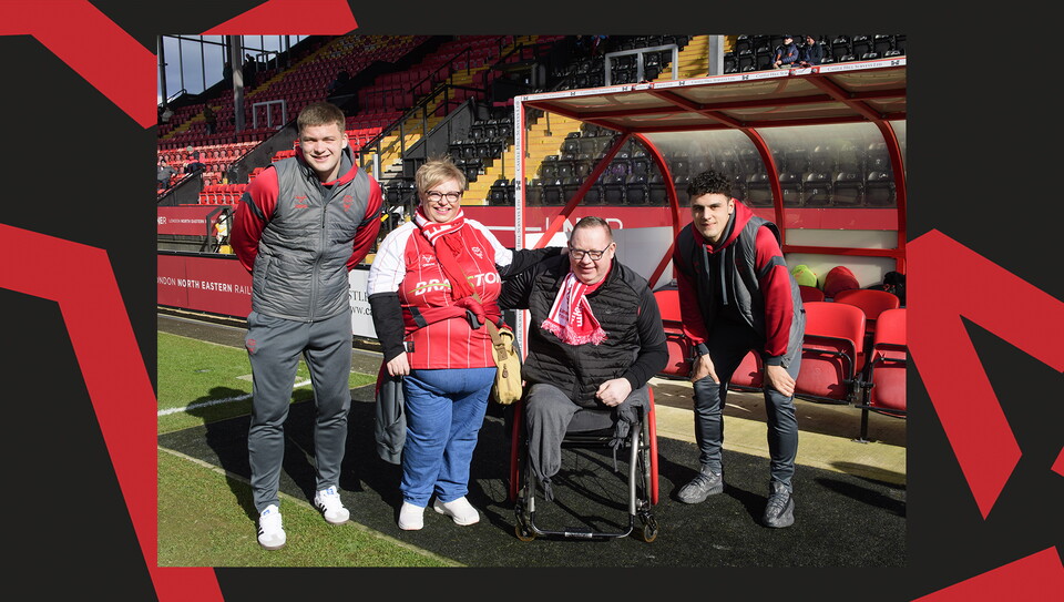A crowd image from City's 5-0 home win over Bristol Rovers.