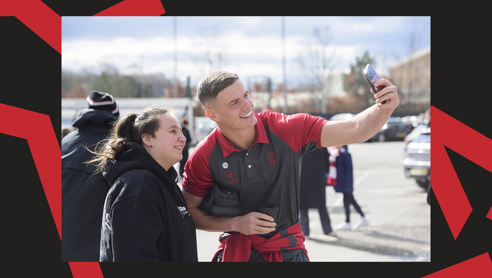 A crowd image from City's 5-0 home win over Bristol Rovers.