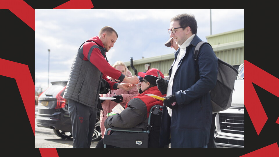 A crowd image from City's 5-0 home win over Bristol Rovers.