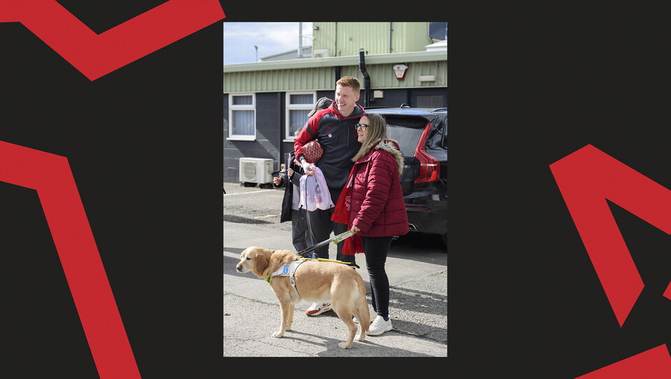 A crowd image from City's 5-0 home win over Bristol Rovers.