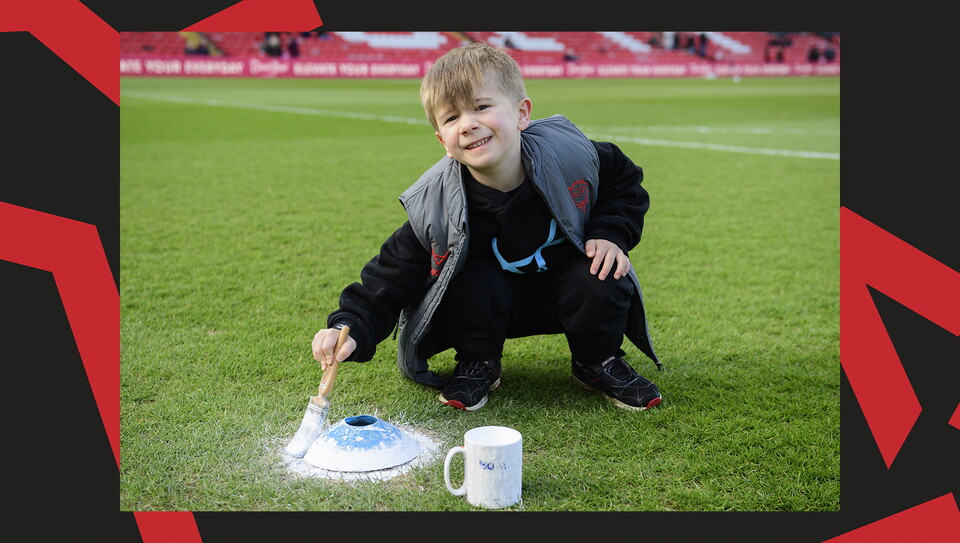 A crowd image from City's 5-0 home win over Bristol Rovers.