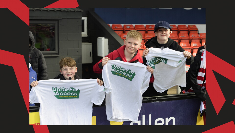 A crowd image from City's 5-0 home win over Bristol Rovers.