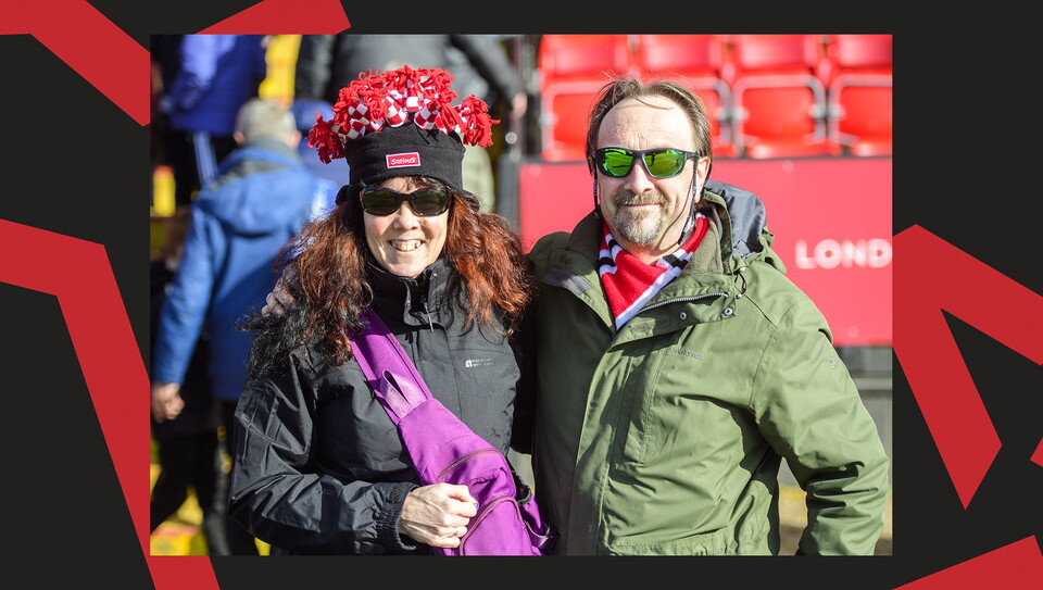 A crowd image from City's 5-0 home win over Bristol Rovers.