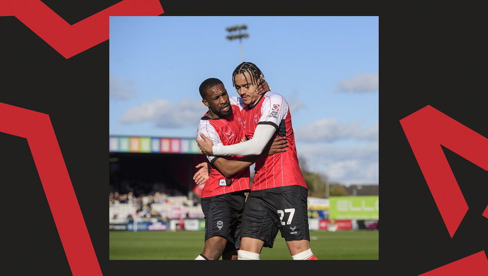 A match action image from City's 5-0 home win over Bristol Rovers.