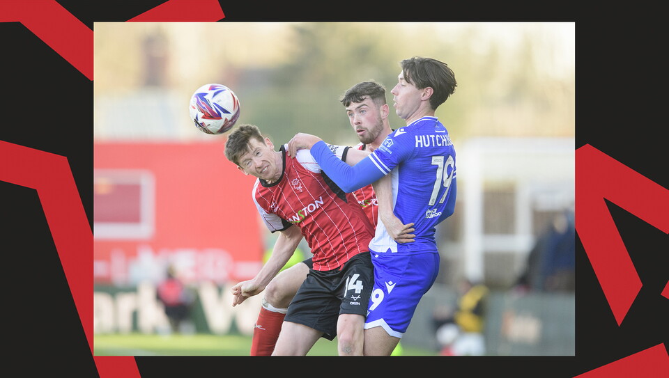 A match action image from City's 5-0 home win over Bristol Rovers.