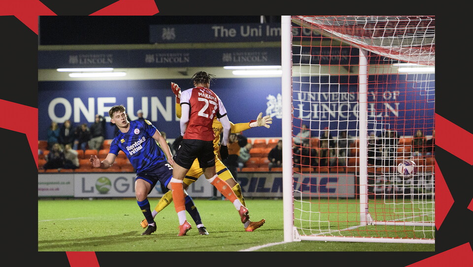 A match action image from City's 4-1 home win over Crawley Town.