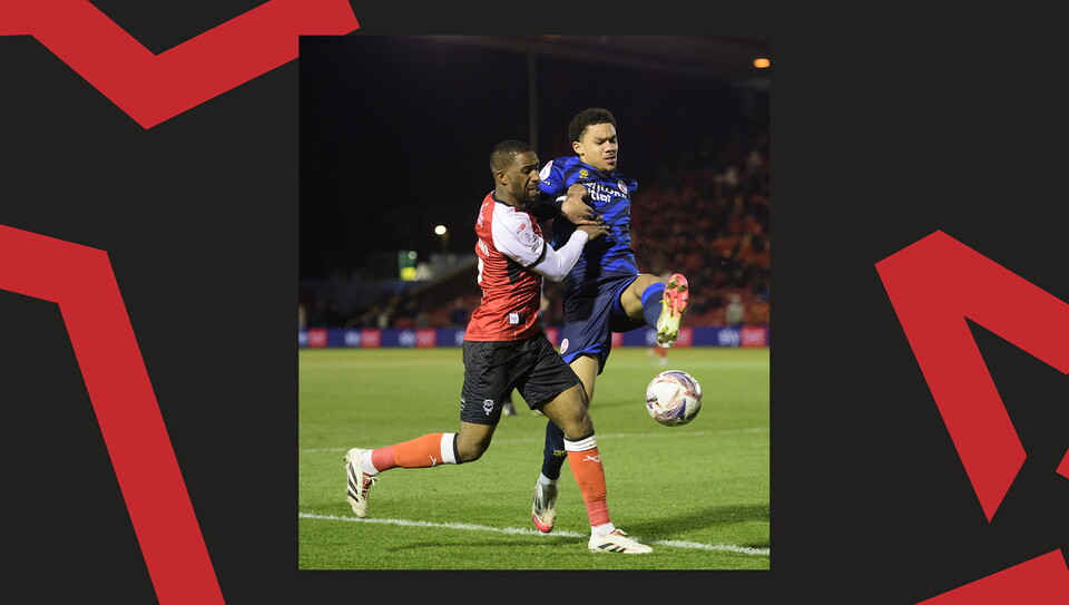 A match action image from City's 4-1 home win over Crawley Town.