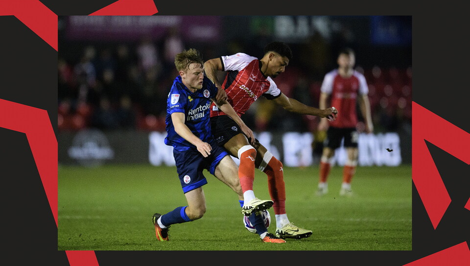 A match action image from City's 4-1 home win over Crawley Town.