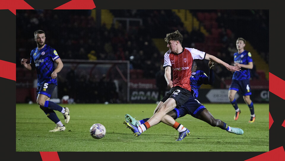 A match action image from City's 4-1 home win over Crawley Town.