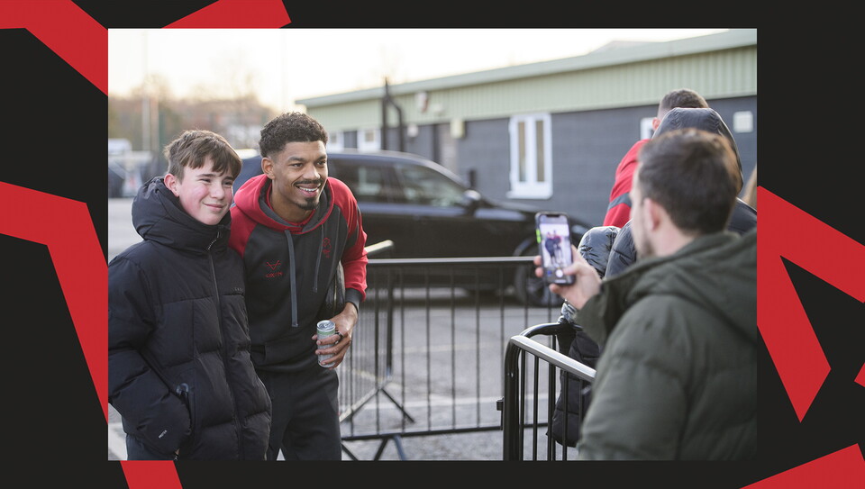 A fan image from City's 4-1 home win over Crawley Town.