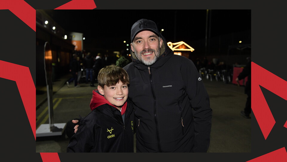 A fan image from City's 4-1 home win over Crawley Town.