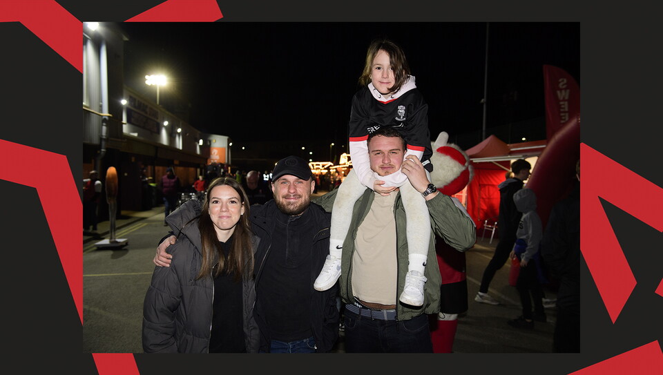 A fan image from City's 4-1 home win over Crawley Town.