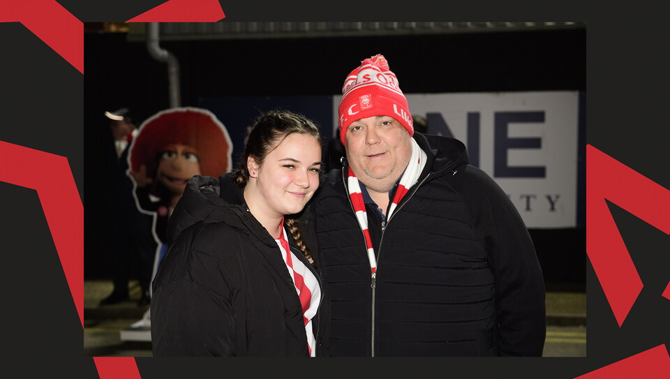 A fan image from City's 4-1 home win over Crawley Town.