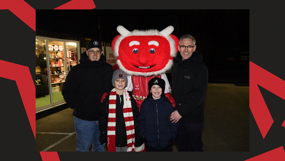 A fan image from City's 4-1 home win over Crawley Town.