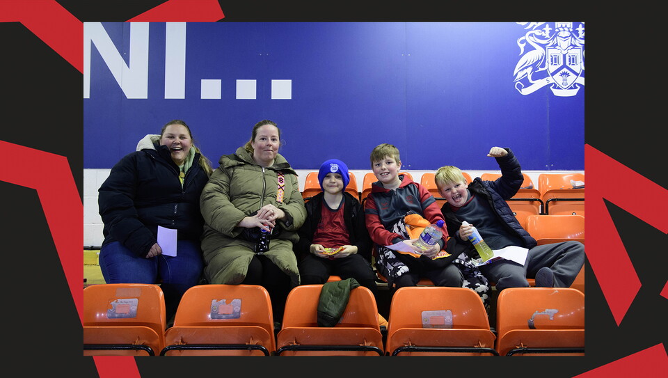 A fan image from City's 4-1 home win over Crawley Town.