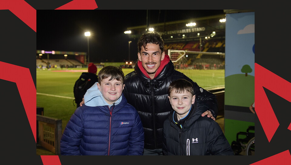 A fan image from City's 4-1 home win over Crawley Town.