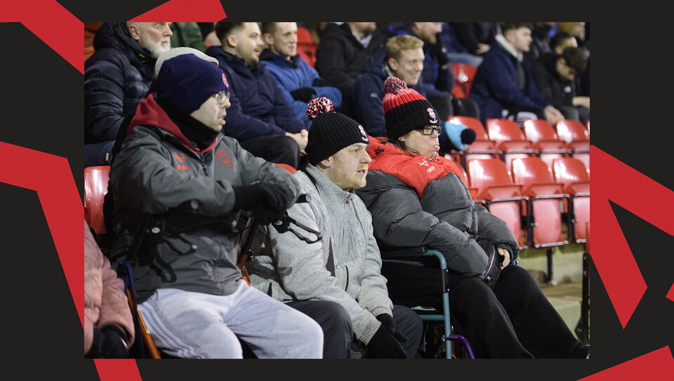 A fan image from City's 4-1 home win over Crawley Town.